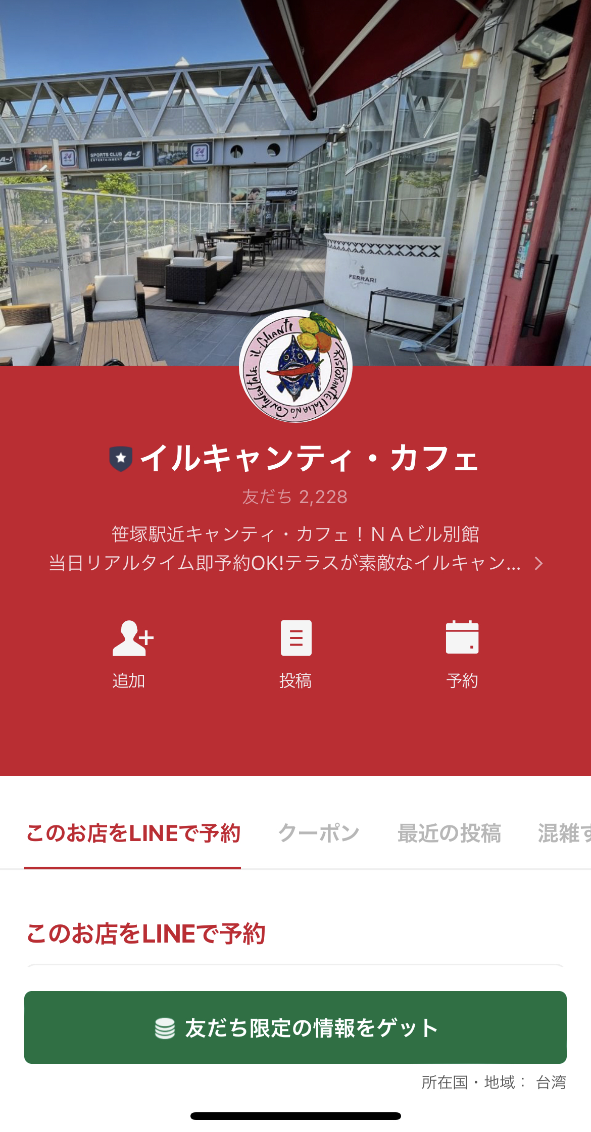 イルキャンティ・カフェ